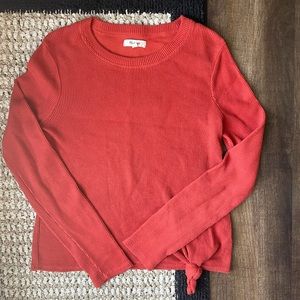 Madewell ribbed long sleeve shirt